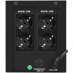 Источник бесперебойного питания ExeGate SpecialPro UNB-1000.LED.AVR.4SH EX299952RUS Линейно-интерактивные, Напольный (Tower), 1000 ВА, 700 Вт