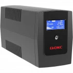 Источник бесперебойного питания DKC Info LCD INFOLCD600I Линейно-интерактивные, Напольный (Tower), 600 ВА, 360 Вт