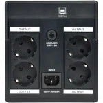 Источник бесперебойного питания ITK EET-1500VA-1-002-S Линейно-интерактивные, Напольный (Tower), 1500 ВА, 900 Вт
