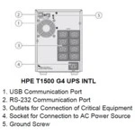 Источник бесперебойного питания HPE T1500 G4 J2P90A Линейно-интерактивные, Напольный (Tower), 1500 ВА, 1050 Вт