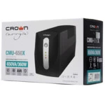 Источник бесперебойного питания CROWN CMU-650X (Линейно-интерактивные, Напольный, 650 ВА, 360)