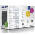 Источник бесперебойного питания IPPON Back Power Pro 500 New Линейно-интерактивные, Напольный (Tower), 500 ВА, 300 Вт