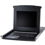 KVM-переключатель SHIP KVM консоль Al-3108ULG, 15", 2 порта USB, 8 портов VGA, 1 порт RG-45