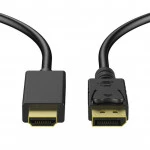 Кабель интерфейсный NO NAME DisplayPort(m) - HDMI(m) 1.8m (0001579) Display порт - HDMI