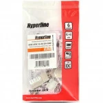 Коннектор Hyperline Вставка Keystone Jack RJ-45(8P8C) категория 6 экранированная KJNE-8P8C-C6-90-SH-F-WH