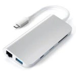 Аксессуар для ПК и Ноутбука Satechi USB адаптер Aluminum Type-C Multimedia Adapter ST-TCMM8PAS