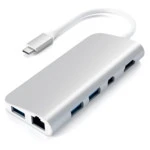 Аксессуар для ПК и Ноутбука Satechi USB адаптер Aluminum Type-C Multimedia Adapter ST-TCMM8PAS