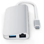 Аксессуар для ПК и Ноутбука Satechi USB адаптер Aluminum Type-C Multimedia Adapter ST-TCMM8PAS