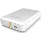 Мобильный принтер Polaroid ZIP White POLMP01WE (A8, Термопечать, Цветной, Интерфейс USB, Интерфейс Bluetooth)