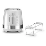 Тостер DeLonghi CTLA2103.W 0230020013 800 Вт