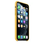 Аксессуары для смартфона Apple iPhone 11 Pro Max Leather Case Meyer Lemon MX0A2ZM/A