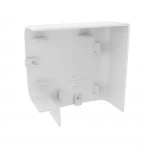 Кабельный канал DKC Плоский угол в сборе с разделителем для кабель-канала 90х50 мм 09503