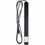 Аксессуар для серверного шкафа Hyperline Блок розеток для 19" шкафов горизонтальный 9 розеток Schuko SHE19-9SH-2.5IEC