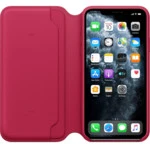 Аксессуары для смартфона Apple iPhone 11 Pro Max Leather Folio - Raspberry MY1N2ZM/A