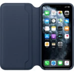 Аксессуары для смартфона Apple iPhone 11 Pro Max Leather Folio - Deep Sea Blue MY1P2ZM/A