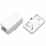 Кабельный канал Hyperline Корпус настенной розетки для установки 1-ой вставки типа Keystone Jack белый SBB3-1-WH