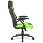 Компьютерный стул Sharkoon Shark Skiller SGS1 Black/Green SKILLER-SGS1-BK/GN