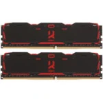 ОЗУ GoodRam Iridium (IR-X3200D464L16S/16GDC) (8Gbx2) (DIMM, DDR4, 16 Гб (2 х 8 Гб), 3200 МГц)