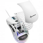 Мышь Sharkoon LIGHT2-200-WHITE (Игровая, Проводная)