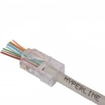 Коннектор Hyperline Разъем легкой оконцовки RJ-45 (8P8C) под витую пару (100 шт.) PLEZ-8P8C-U-C5-100