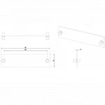 Аксессуар для оптических сетей Hyperline Панель-заглушка для FO-19BX FO-FRM-W120H32-BL-BK