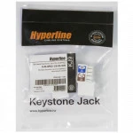 Модуль Hyperline Модуль Keystone Jack RJ-45(8P8C) категория 6 KJ9-8P8C-C6-90-WH