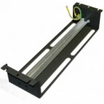 Аксессуар для серверного шкафа Hyperline Панель с DIN-рейкой с регулируемой глубиной установки 19"3U 22 места BPB19-PS-3U-RAL9005