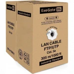 Кабель витая пара ExeGate UTP4-C5e-CCA-S24-IN-PVC-GY-305 EX138965RUS