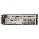 Жесткий диск ExeGate Next KC2000TP240 EX282315RUS SSD (твердотельные), 240 ГБ, M.2, PCIe