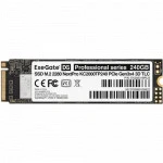 Жесткий диск ExeGate NextPro KC2000TP240 EX282318RUS SSD (твердотельные), 240 ГБ, M.2, PCIe