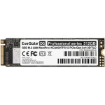 Внутренний накопитель ExeGate Professional KC2000TP512 EX282322RUS SSD (твердотельные), 512 ГБ, M.2, PCIe
