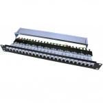 Патч-панель Hyperline PP3-19-24-8P8C-C6-SH-110D (24 порта, FTP, Cat. 6)