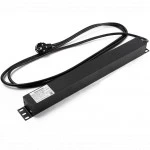 Аксессуар для серверного шкафа Hyperline Блок розеток для 19" шкафов горизонтальный 6 розеток Schuko SHE19-6SH-2.5EU