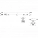 Патч-корд Hyperline Патч-корд U/UTP Cat.6a 10 м серый PC-LPM-UTP-RJ45-RJ45-C6a-10M-LSZH-GY