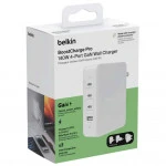 Belkin GaN Wall Charger White WCH014btWH 140