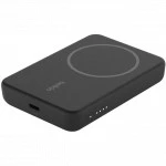 Внешний аккумулятор (Power Bank) Belkin Boost Charge Magnetic Wireless черный BPD004btBK 5000 мАч, Черный