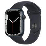 Apple Watch Series 7 GPS 41mm Midnight Aluminium Case with Midnight Sport Band MKMX3GK (Смарт-часы)