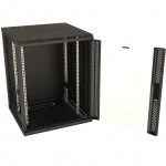 Серверный шкаф Hyperline настенный (19") 15U 775x600х600мм TWB-FC-1566-GP-RAL9004