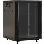 Серверный шкаф Hyperline настенный (19") 15U 775x600х600мм TWB-FC-1566-GP-RAL9004