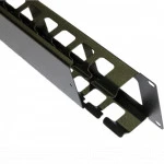 Аксессуар для серверного шкафа Hyperline Кабельный организатор 2U металлический с крышкой 19» 2U CM-2U-ML-COV