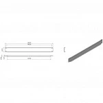 Аксессуар для серверного шкафа Hyperline Фальш-панель на 1U цвет черный BPV-1-RAL9005