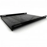 Полка для серверного шкафа Hyperline Полка стационарная глубина 650 мм, с боковым креплением, нагрузка до 20 кг TSH3L-650-RAL9004