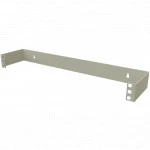 Аксессуар для серверного шкафа Hyperline Кронштейн настенный для 19" оборудования высота 1U глубина 110 мм фиксированный цвет серый BW19-1U-110F-RAL7035