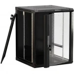 Серверный шкаф Hyperline настенный (19") 22U 1086x600х450 мм TWB-FC-2245-GP-RAL9004