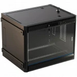 Серверный шкаф Hyperline настенный (19") 22U 1086x600х450 мм TWB-FC-2245-GP-RAL9004