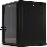 Серверный шкаф Hyperline настенный 19-дюймовый 22U 1086x600х600 мм TWB-FC-2266-GP-RAL9004