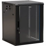 Серверный шкаф Hyperline настенный 19-дюймовый 22U 1086x600х600 мм TWB-FC-2266-GP-RAL9004