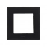 Аксессуар для кабельных сетей Legrand Рамка 1-постовая Niloe Step Чёрный 863591