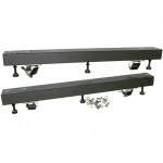 Аксессуар для серверного шкафа Hyperline Основание для стоек ORK2A глубиной 800 мм для установки стойки на ножки и ролики (ножки и ролики в комплекте) ORK2A-BSM-800-RAL9005