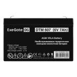 Сменные аккумуляторы АКБ для ИБП ExeGate DTM 607 EX282951RUS 6 В